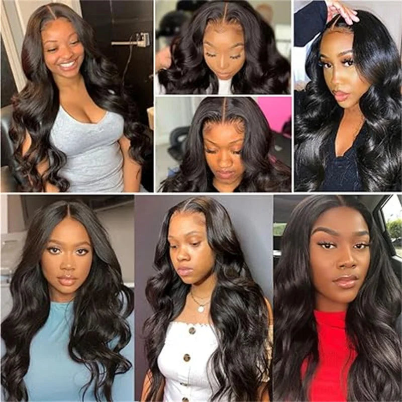Human Hair Bundles Wavy  1 3 4 Bundles Deal Virgin Remy Human Hair 50G Brazilian Natural 30 32 40 Inch Extensions For Women