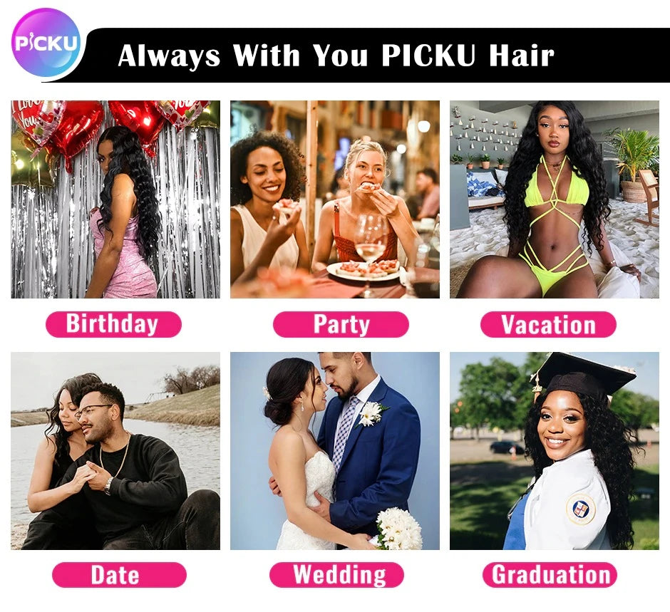 Glueless Wig Human Hair Ready To Wear Curly 7x5 Lace Closure Deep Wave Frontal Wig 13x6 Hd Lace Bleached Knots For Women Wear Go