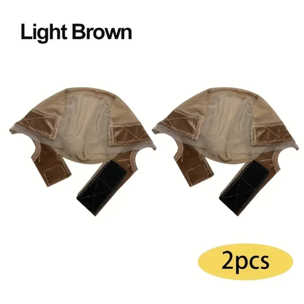 Lace Wig Grip Cap Wig Grip Band for Lace Front Wigs to Keep Wigs in Place, Adjustable Wig Cap with Grip Band Non Slip Cap
