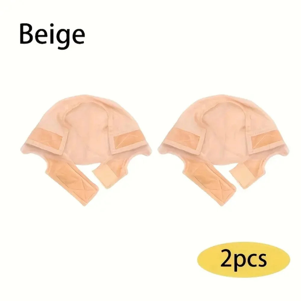 Lace Wig Grip Cap Wig Grip Band for Lace Front Wigs to Keep Wigs in Place, Adjustable Wig Cap with Grip Band Non Slip Cap