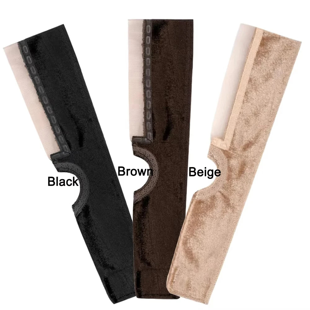 Lace Wig Grip Band for Women, Wig Gripper with Ear-Cutouts Natural Lace Edge, 1pcs Non-Slip Adjustable Wig Headband