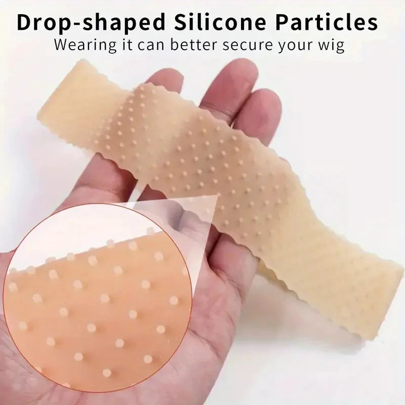 Non-Slip Silicone Wig Grip Band Securely Hold Your Wig in Place with Transparent Headbands Durable Comfortable Hair Accessories