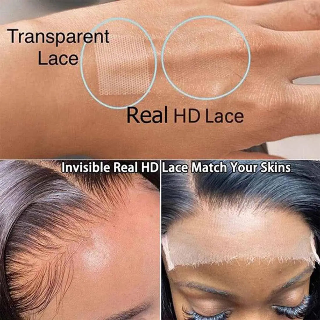 Glueless Wig Human Hair Ready To Wear Highlight Straight 13x6 HD Lace Front Human Hair Wigs For Women Preplucked Brazilian Hair