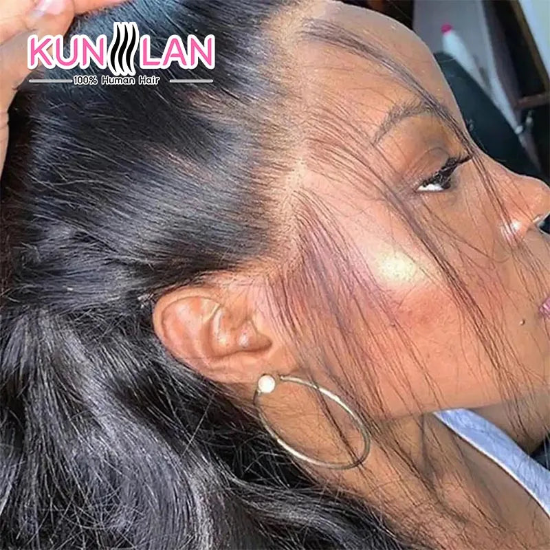 5x5 Glueless Wig Human Hair Ready To Wear Pre-Cut Lace Ready To Go Glueless Wigs Straight Lace Front Human Hair Wig For Women
