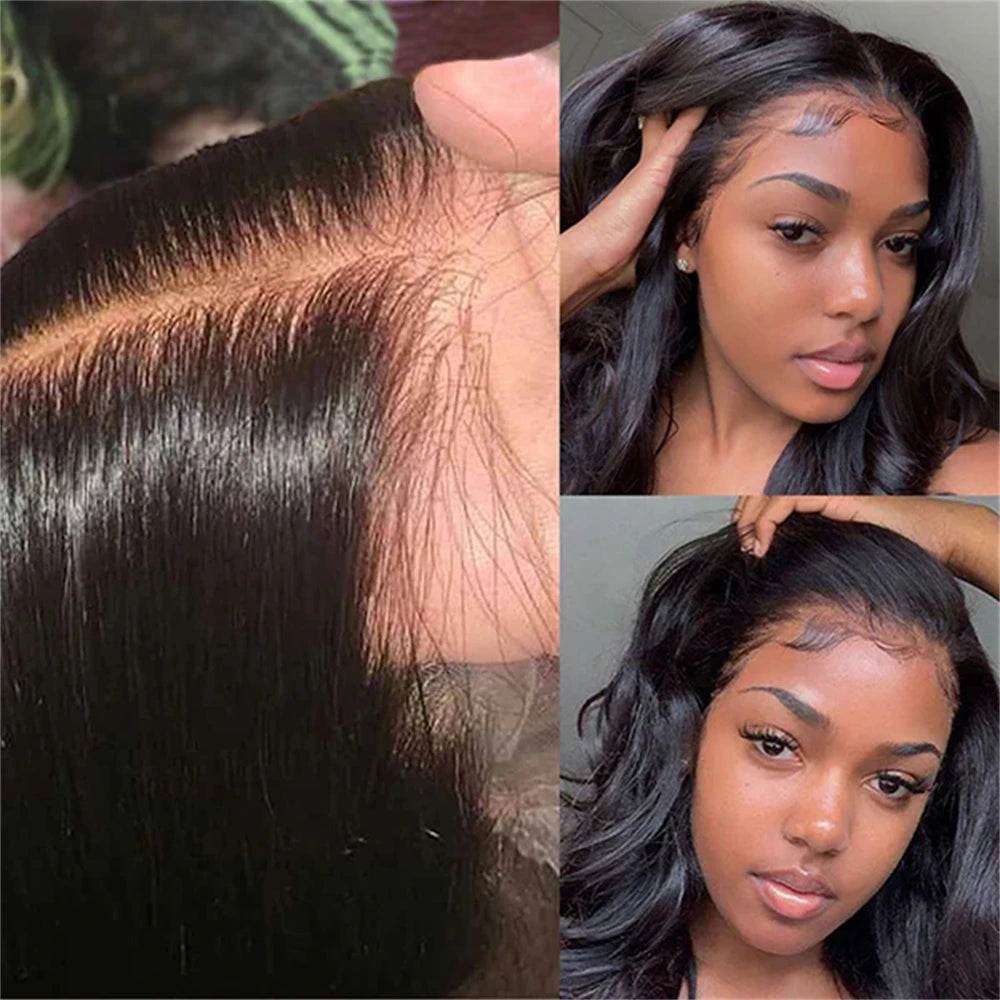 Burmese Straight Bundles With Frontal Brazilian Hair Weave 3 Bundles With Closure 13x4 Lace Frontal 100% Human Hair Tissage