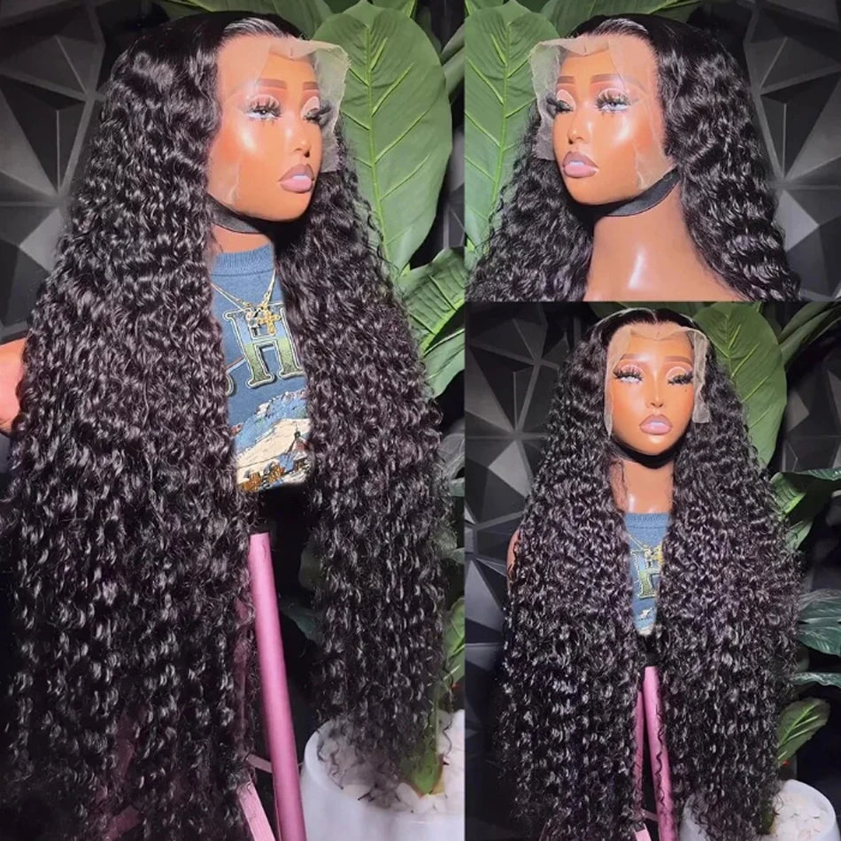 Hd 13x6 Lace Wig 100% Human Hair Water Wave Wig For Black Women Brazilian PrePlucked 13x4 Deep Wave Water Wave Lace Frontal Wigs