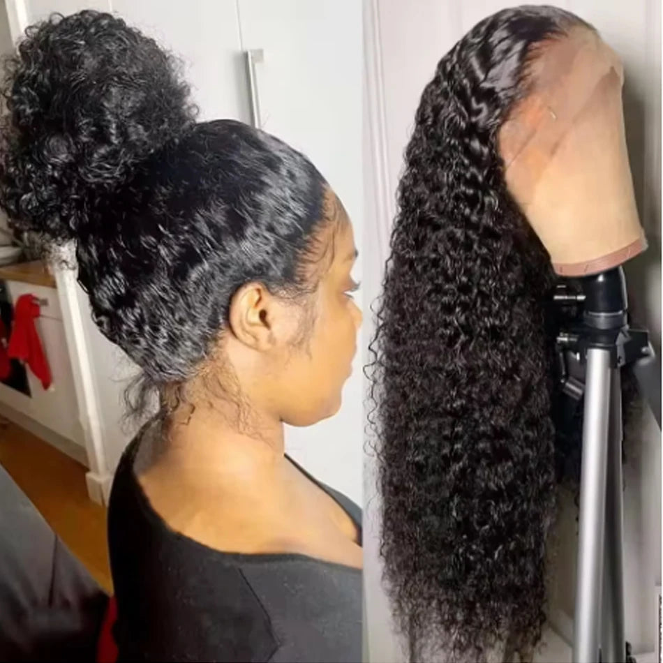Hd 13x6 Lace Wig 100% Human Hair Water Wave Wig For Black Women Brazilian PrePlucked 13x4 Deep Wave Water Wave Lace Frontal Wigs