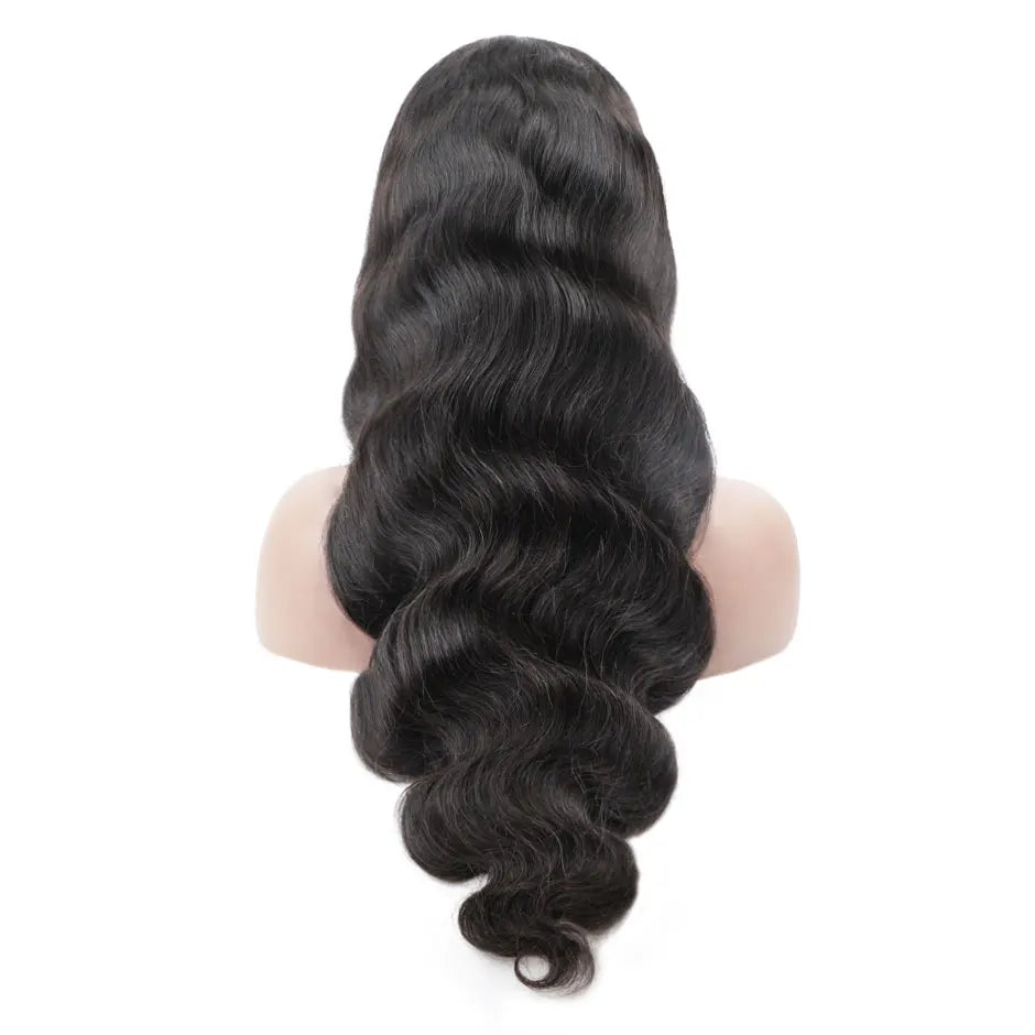 12A Glueless Wig Human Hair Ready To Wear And Go Preplucked Pre Cut No Glue 180% Brazilian Body Wave Human Hair Wigs For Women
