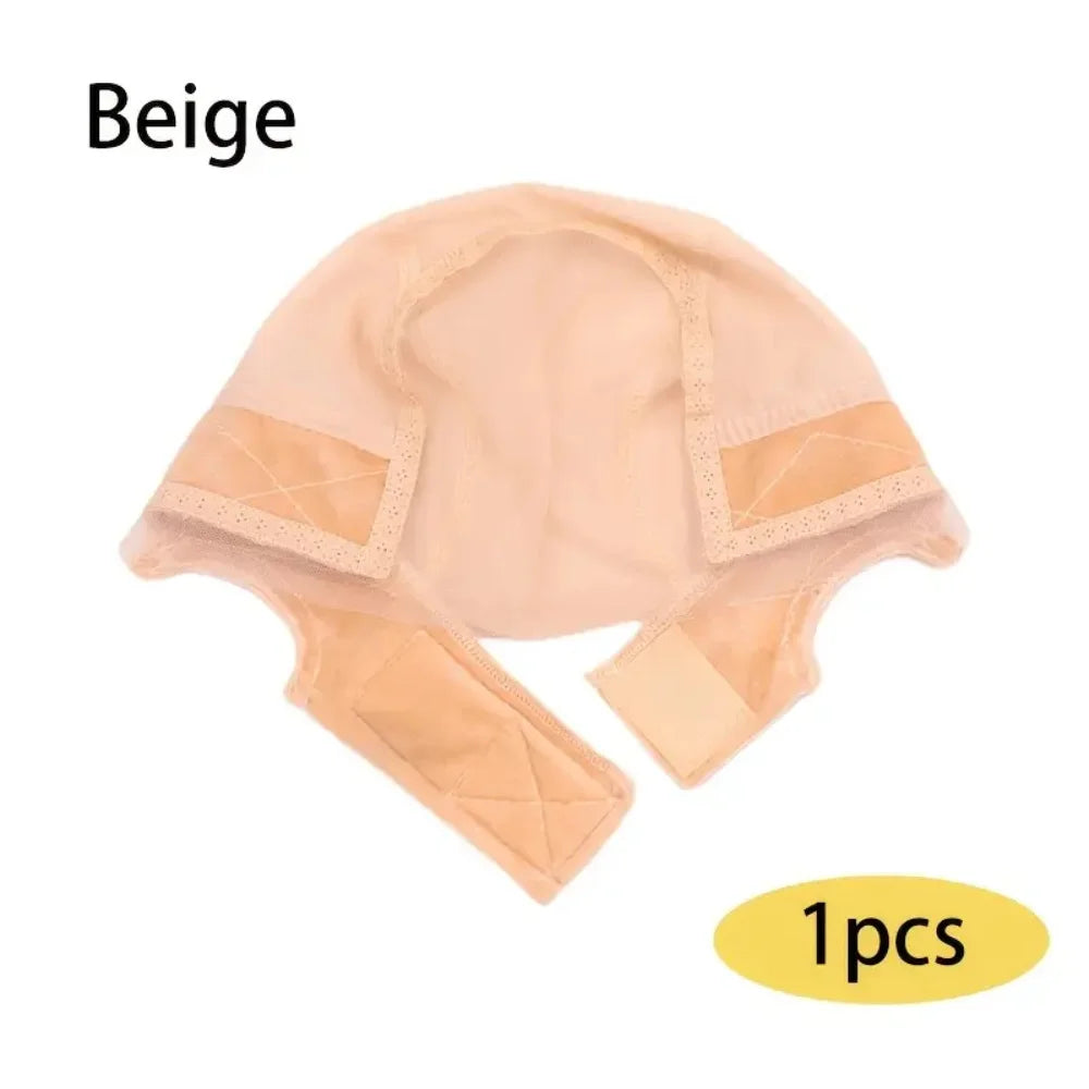 Lace Wig Grip Cap Wig Grip Band for Lace Front Wigs to Keep Wigs in Place, Adjustable Wig Cap with Grip Band Non Slip Cap